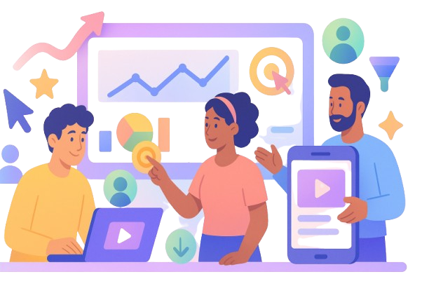 Estrategia de paid media con enfoque en KPIs y forecast